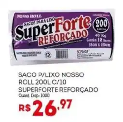 Bistek Supermercados saco p/lixo nosso roll superforte reforçado oferta