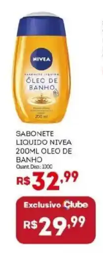 Bistek Supermercados Sabonete liquido nivea oleo de banho oferta