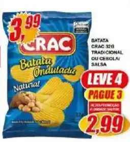 Vianense Supermercados Batata ondulada natural oferta
