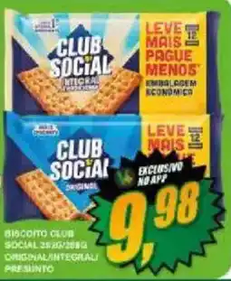 Vianense Supermercados Biscoito club social oferta