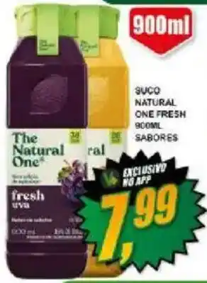 Vianense Supermercados The Natural One fresh uva oferta