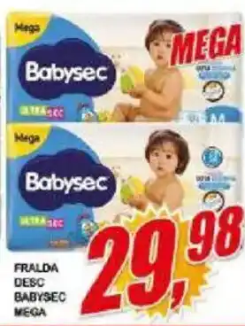 Vianense Supermercados Fralda desc babysec mega oferta