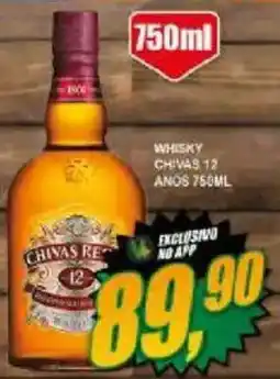 Vianense Supermercados Whisky chivas 12 anos oferta