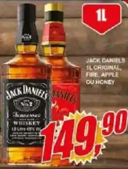 Vianense Supermercados Jack Daniels 1l original, fire, apple du honey oferta