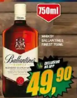 Vianense Supermercados Ballantine's finest blended scotch whisky oferta