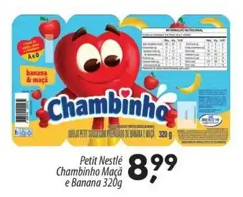 Petit Nestlé Chambinho Maçã e Banana