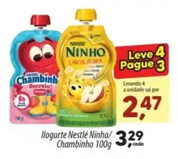 Asun Ilogurte Nestlé Ninho/Chambinho 100g oferta
