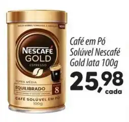 Asun Café em Pó Solúvel Nescafé Gold oferta