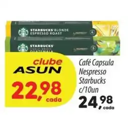 Asun Café Capsula Nespresso Starbucks oferta