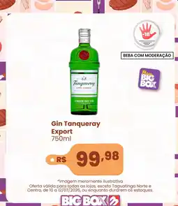 Big Box Gin Tanqueray Export oferta