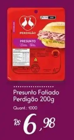 Giassi Supermercados Presunto Fatiado Perdigão oferta