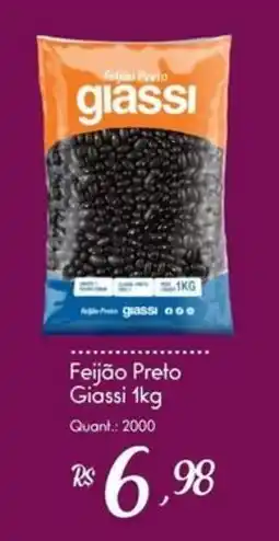 Giassi Supermercados Feijão Preto Giassí oferta