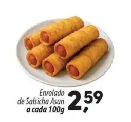 Asun Enrolado de Salsicha Asun oferta
