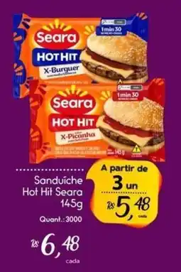 Giassi Supermercados Sanduiche hot hit seara oferta