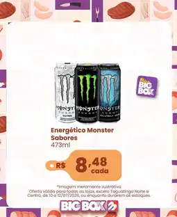 Big Box Energético Monster Sabeores oferta