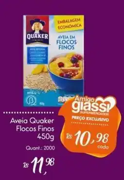 Giassi Supermercados Aveia Quaker Flocos Finos oferta