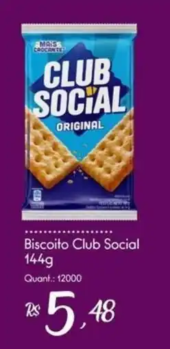 Giassi Supermercados Biscoito club social original oferta