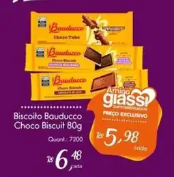 Giassi Supermercados Biscoito Bauducco Choco Biscuit oferta