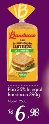 Giassi Supermercados Pão 36% Integral Bauducco oferta