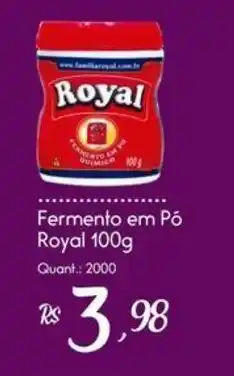 Giassi Supermercados Fermento em Pó Royal oferta