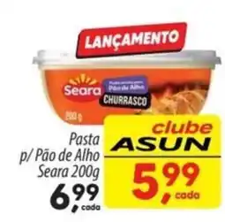 Asun Pasta p/ Pão de Alho Seara oferta