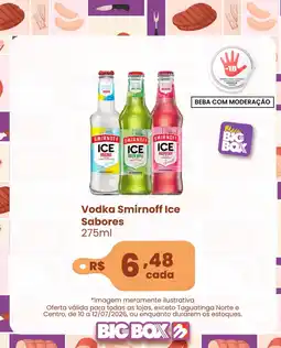 Big Box Vodka Smirnoff Ice Sabores oferta