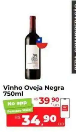Peruzzo Vinho Oveja Negra oferta