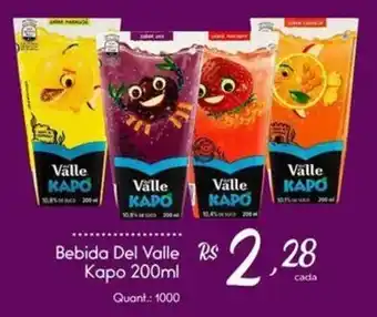 Giassi Supermercados Bebida Del Valle Kapo oferta