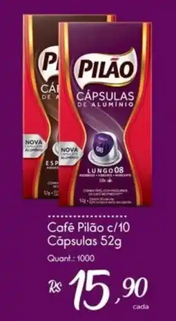 Giassi Supermercados Café Pilão c/10 Cápsulas oferta