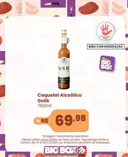 Big Box Coquetel Alcoólico Golik oferta
