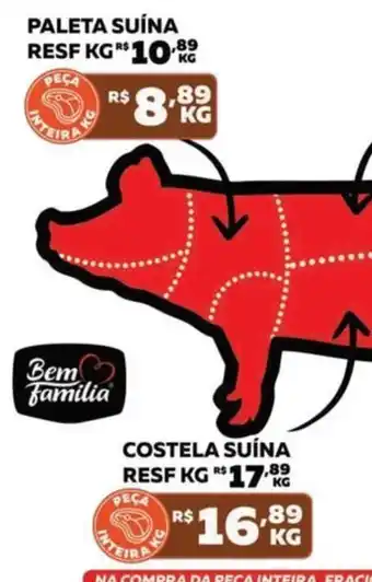 Lider Atacadista Paleta suína oferta