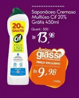 Giassi Supermercados Saponaceo cremoso multiuso oferta
