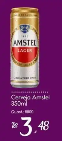 Giassi Supermercados Cerveja Amstel oferta