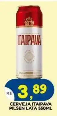 Cerveja itaipava pilsen lata
