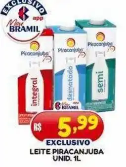 Bramil Supermercados Leite piracanjuba oferta