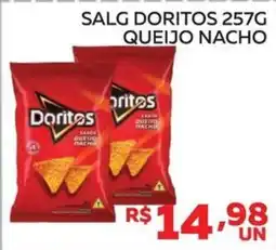 Lider Atacadista Salg doritos 257g queijo nacho oferta