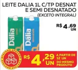 Lider Atacadista Leite dalia 1l c/tp desnat e semi desnatado oferta