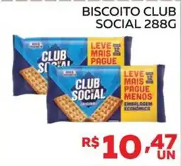 Lider Atacadista Biscoito club social oferta