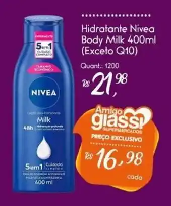 Giassi Supermercados Hidratante nivea body milk oferta