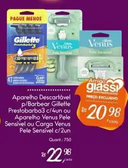 Giassi Supermercados Aparelho Descartável p/Barbear Gillette oferta