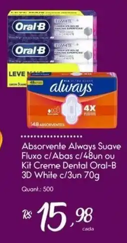 Giassi Supermercados Absorvente Always Suave oferta