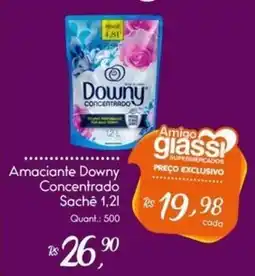 Giassi Supermercados Amaciantes downy concentrado oferta