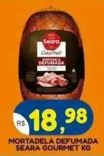 Bramil Supermercados mortadela defumada seara gourmet oferta