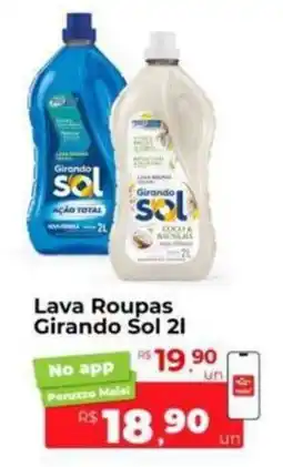 Peruzzo Lava Roupas Girando Sol 2l oferta
