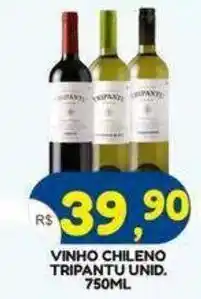 Bramil Supermercados vinho chileno tripantu oferta