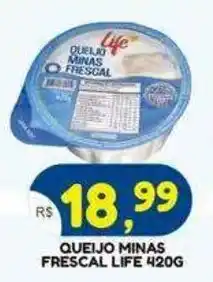 Bramil Supermercados Queijo Minas Frescal Life oferta