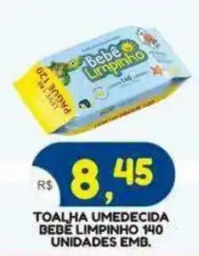 Bramil Supermercados Toalha umedecida bebê limpinho oferta
