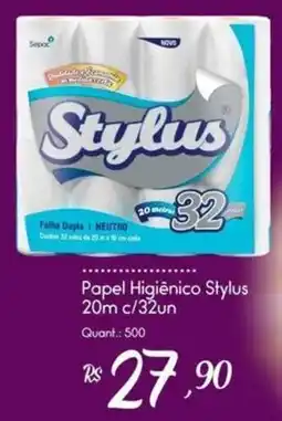 Giassi Supermercados Papel Higiênico Stylus oferta