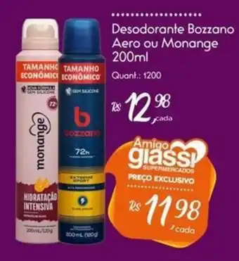 Giassi Supermercados Desodorante bozzano aero ou monange oferta