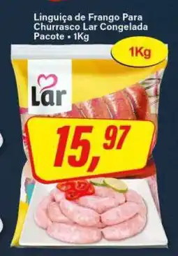 Rede Supermarket Linguiça de Frango Para Churrasco Lar Congelada Pacote oferta